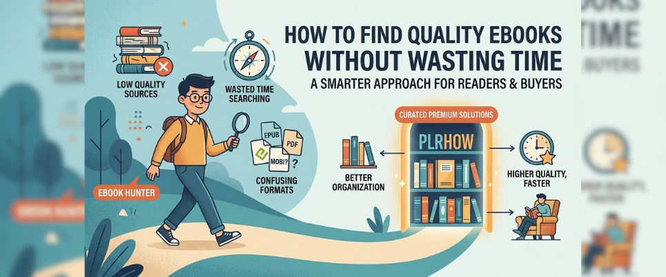 How to Find Quality eBooks Without Wasting Time (A Smarter Approach for Readers & Buyers)
